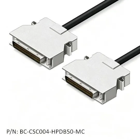 50-Pin SCSI Cable Assemblies: Multiple Runs of One Cable Type